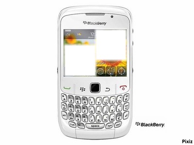blackberry curve 8520 blanc Fotomontage