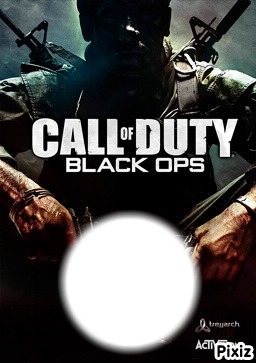 call of duty black ops Photo frame effect