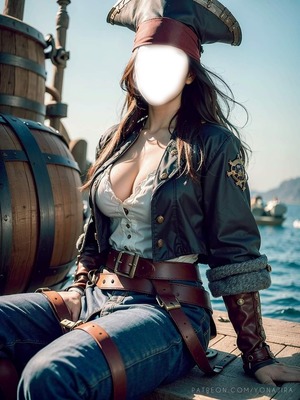 Femme Pirate Montage photo