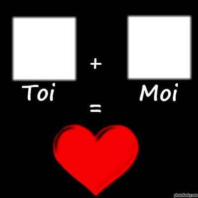 Toi+Moi=<3 Fotomontāža