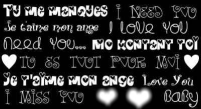 just because I love you Montage photo