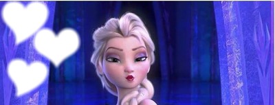 Capa da Elsa Photo frame effect