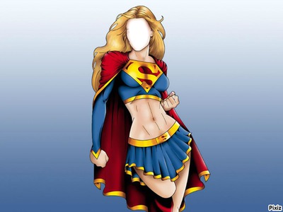 supergirl Fotomontaż
