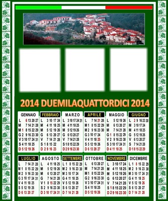 calendrier San Biagio Fotomontáž