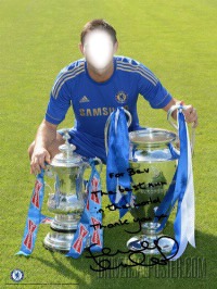 Chelsea  lAMPARD Photo frame effect