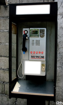 Cabine téléphonique Fotomontáž