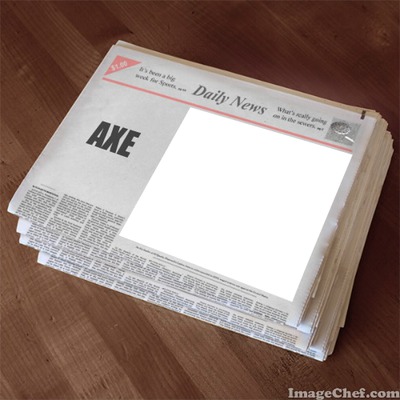 Daily News for Axe Fotomontaggio