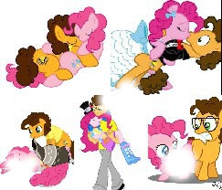 my little pony pinkie pie and chesee Fotómontázs