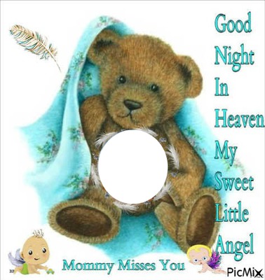 good night lil angel Fotomontage