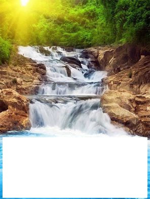 hdh-waterfall rectangle Photo frame effect