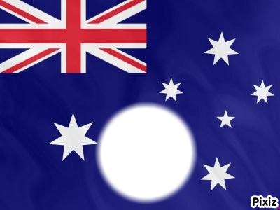 Drapeau Australien Montaje fotografico