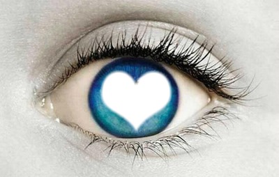 yeux coeur Montage photo
