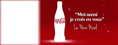 coca cola du pere noel 2019 Fotomontage