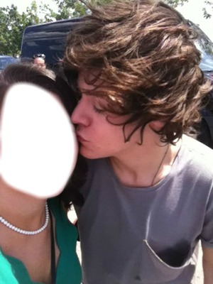 Harry Styles Kiss Valokuvamontaasi