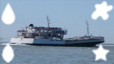 bateau Fotomontaža