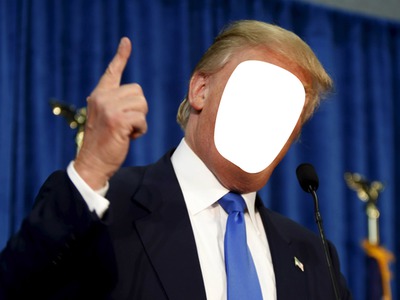 Trump-visage Fotomontáž