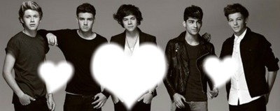 Capa do One Direction para Facebook Photo frame effect