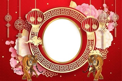 Cc Año nuevo chino Photomontage