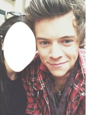 Harry and a fan Photo frame effect