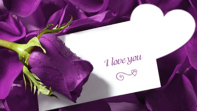 Love U Card Fotomontažas