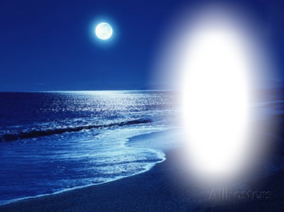 moon light Photo frame effect