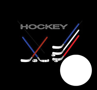 Eishockey Fotomontage
