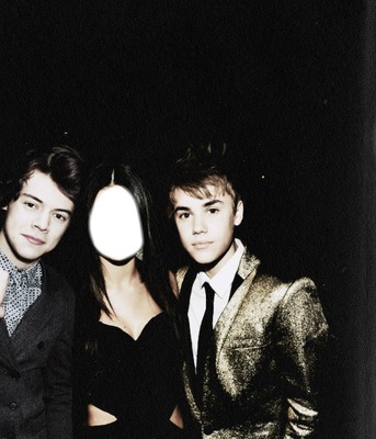 Harry Styles , Selena Justin Bieber Фотомонтажа