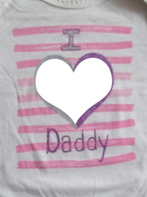 I Love Daddy Montage photo