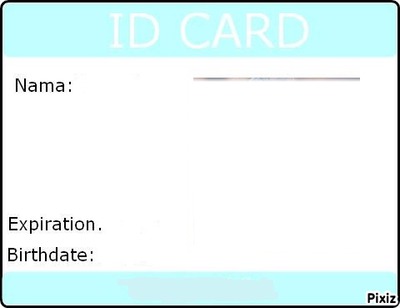 id card Fotomontáž