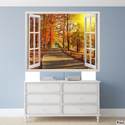 Chambre-nature Photo frame effect