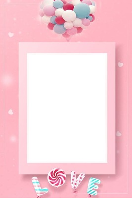 Love, marco rosado. Fotomontažas