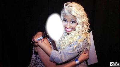 Moi et Nicki Minaj Fotomontage