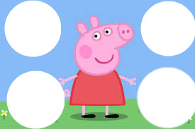 Peppa Pig 4 Fotomontaż
