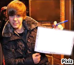 Justin Bieber :p Photo frame effect