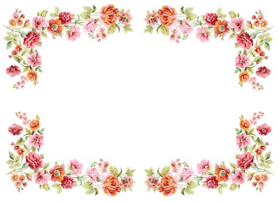 Flower frame 1 Photomontage
