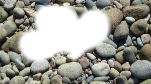 Coeur sur pierre Valokuvamontaasi