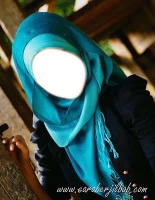 Modern Jilbab Fotómontázs