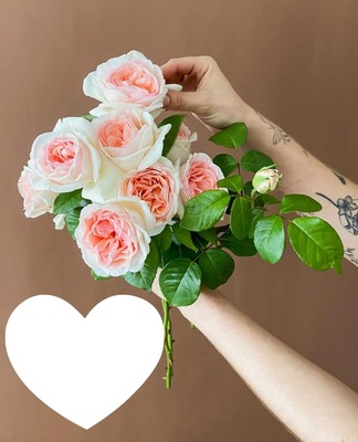 Mon bouquet d'amour Фотомонтаж