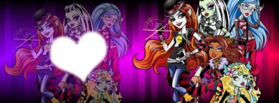 Capa Para Facebook Das Monster High :D Photo frame effect