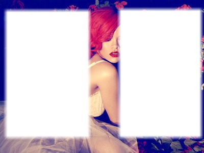 Rihanna. Fotomontaža