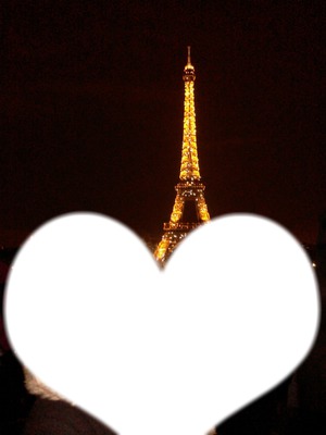 Love in Paris Valokuvamontaasi