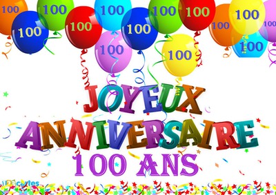 100 anniversaire Fotoğraf editörü