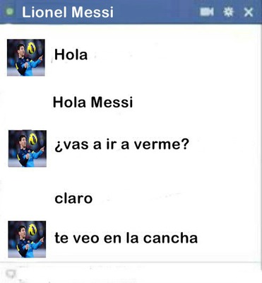 chat falso de messi Photo frame effect