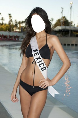 Miss Mexico Photo frame effect