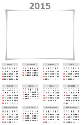 calendario 2015 Fotomontáž