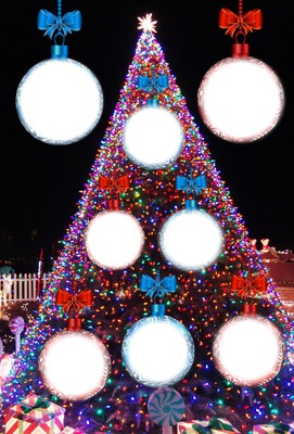 christmas tree Photo frame effect