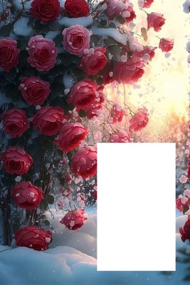 Des milliers de roses Photo frame effect