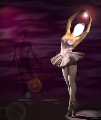 ballerina Fotomontáž