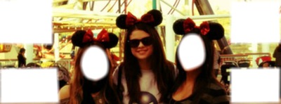 Tu Y Una Amiga Con Selena Gomez Photo frame effect