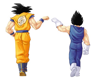 goku y vegeta Fotomontagem